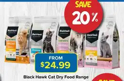 PetO Black Hawk Cat Dry Food Range offer