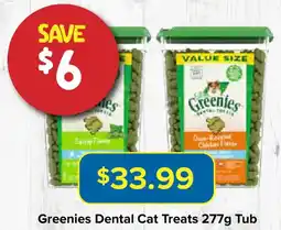 PetO Greenies Dental Cat Treats Tub offer