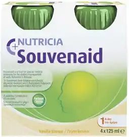 healthylife Souvenaid Memory Drink Vanilla 4 x 125ml offer