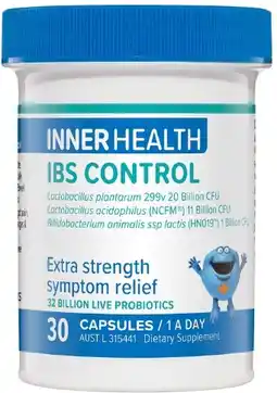 healthylife Inner Health IBS Control Probiotics 30 Capsules offer