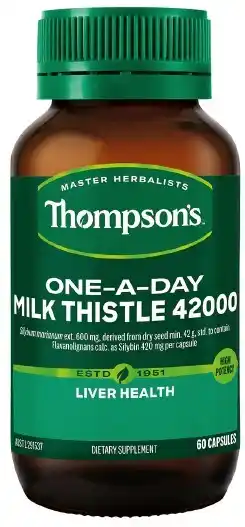 healthylife Thompson’s One a Day Milk Thistle 42000 - 60 Capsules offer