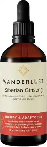 healthylife Wanderlust Siberian Ginseng Drops 90ml offer