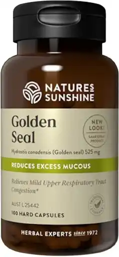 healthylife Nature's Sunshine Golden Seal 525mg 100 Capsules offer