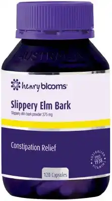 healthylife Henry Blooms Slippery Elm Bark 375mg 120 Capsules offer