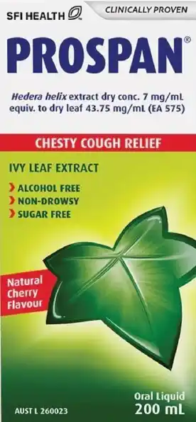 healthylife Prospan Chesty Cough Relief Syrup 200ml offer