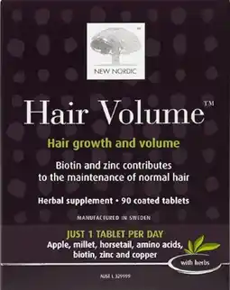 healthylife NEW Nordic Hair Volume Supplement 90 Tablets offer