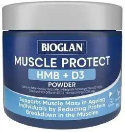 healthylife Bioglan Muscle Protect HMB + D3 Powder 150g offer