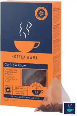healthylife Hottea Mama Organic Get Up and Glow Blend 14 Pack offer