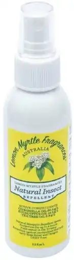 healthylife Lemon Myrtle Fragrances Natural Insect Repellent 250ml offer