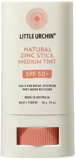 healthylife Little Urchin Natural Zinc Stick Medium Tint SPF50+
 20g offer
