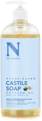 healthylife Dr. Natural Castile Liquid Soap Peppermint 946ml offer