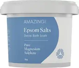 healthylife Amazing Oils Epsom Salts Detox Bath Soak 3kg offer