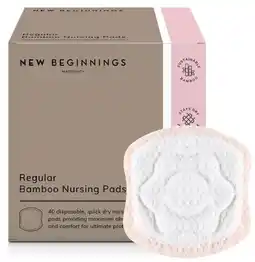 healthylife New Beginnings Regular Bamboo Nursing Pads 40 Pack offer