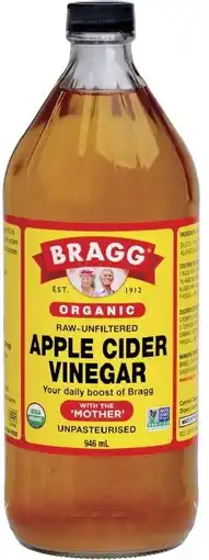 healthylife Braggs Organic Apple Cider Vinegar 946ml offer