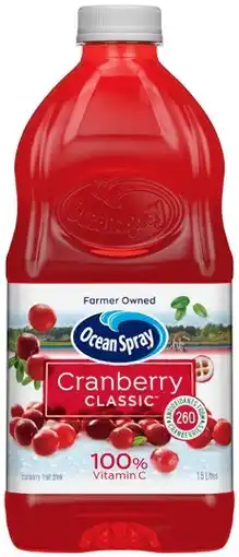 IGA Ocean Spray Fruit Drink 1.5 Litre Selected Varieties offer