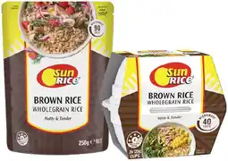 IGA SunRice Microwave Rice Cups 2 Pack or Pouch 250g Selected Varieties offer