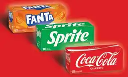 IGA Coca-Cola, Sprite or Fanta 10x375mL Selected Varieties offer