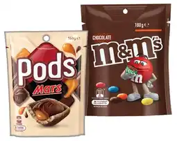 IGA M&M’s 130‑180g, Pods 160g or Maltesers 120‑140g Share Pack Selected Varieties offer