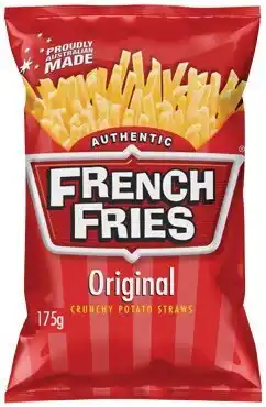 IGA French Fries or Samboy Potato Chips 175g Selected Varieties offer