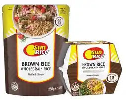 IGA SunRice Microwave Rice Pouch 250g or Rice Cup 2 Pack Selected Varieties offer