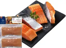 IGA Global Seafoods Salmon Skin On Portions Twin Pack 250g offer