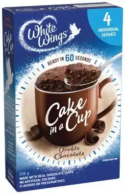 IGA White Wings Cake in a Cup 4 Pack Selected Varieties offer
