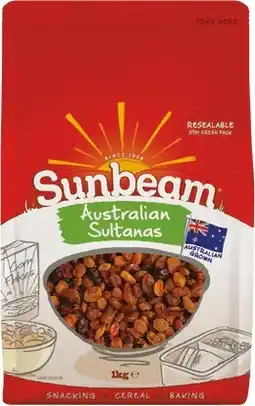 IGA Sunbeam Sultanas 1kg offer