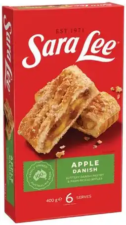 IGA Sara Lee Danish 400g Selected Varieties offer