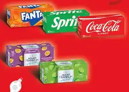 IGA Coca‑Cola, Sprite or Mount Franklin Lightly Sparkling Water 10x375mL Selected Varieties offer