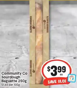 IGA Community co sourdough baguette offer