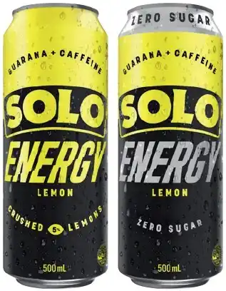IGA Solo Energy Drink 500mL Selected Varieties offer