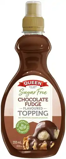 IGA Queen Sugar Free Topping 355mL Selected Varieties offer
