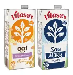 IGA Vitasoy Oat Milk, Almond Milk or Soy Milky 1 Litre Selected Varieties offer