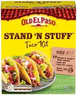 IGA Old El Paso Stand ‘N Stuff Taco Kit 295g offer