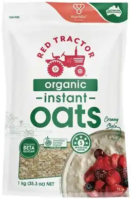 IGA Red Tractor Original Rolled Oats 1kg Selected varieties offer