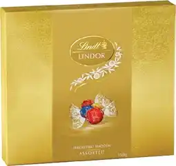 IGA Lindt Lindor Chocolate Gift Box 147β150g Selected Varieties offer