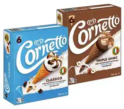 IGA Streets Cornetto Ice Cream Cones 6 Pack Selected Varieties offer