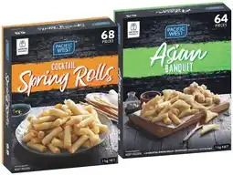 IGA Pacific West Cocktail Spring Rolls, Asian Banquet 1kg or Japanese Gyoza 700g offer