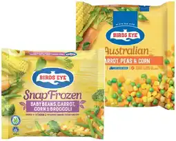 IGA Birds Eye Snap Frozen Vegetables 1kg Selected Varieties offer