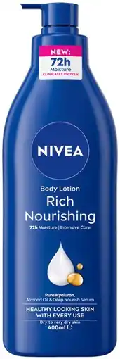 IGA Nivea Body Lotion 400mL Selected Varieties offer