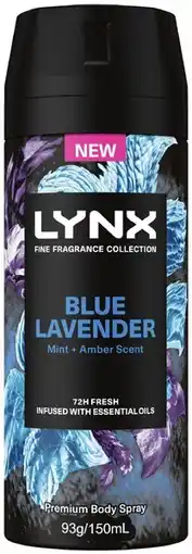 IGA Lynx Fine Fragrance Collection Premium Body Spray 150mL Selected Varieties offer