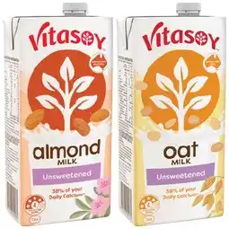IGA Vitasoy Long Life Milk Oat, Almond or Soy Milky 1 Litre Selected Varieties offer