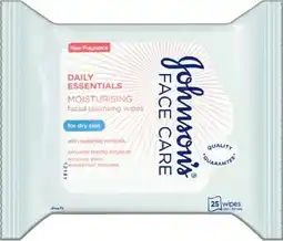 IGA Johnson’s Facial Cleansing Wipes 25 Pack Selected Varieties offer