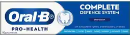 IGA Oral‑B Pro Health Complete Defence System Toothpaste 110g offer