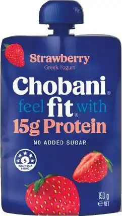 IGA Chobani Greek Yogurt Pouch 140-150g Selected Varieties offer