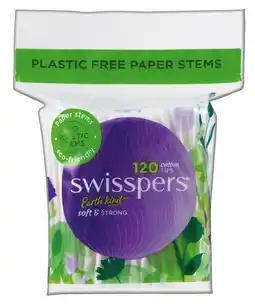 IGA Swisspers Cotton Tips 120 Pack offer