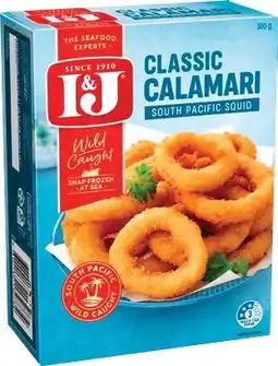IGA I&J Calamari 360g Selected Varieties offer