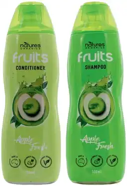 IGA Natures Organics Fruits Shampoo or Conditioner 500mL Selected Varieties offer