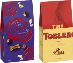 IGA Cadbury Roses 150g or Toblerone 120g Gift Pack offer