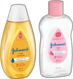 IGA Johnson’s Baby Oil or Shampoo 200mL Selected Varieties offer